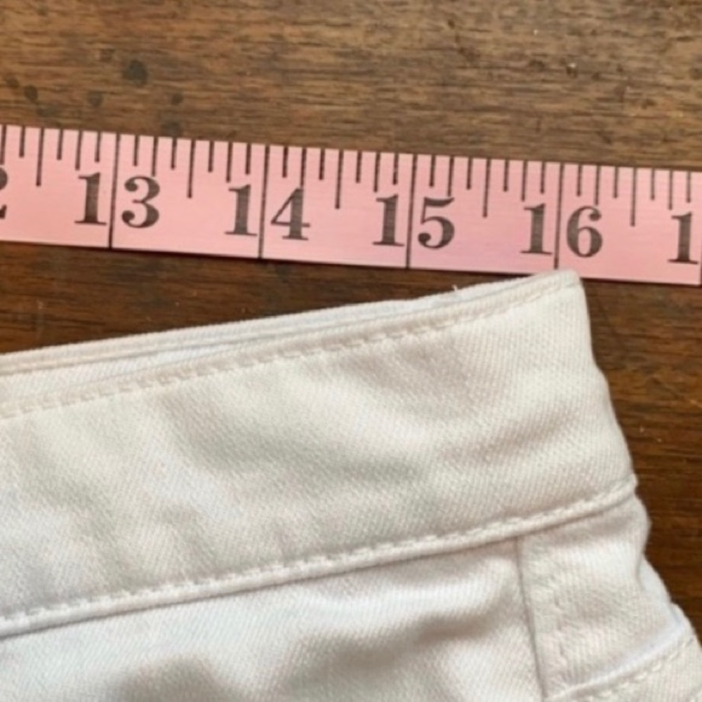 Lee High Rise Mom Jeans white straight leg EUC 14 - Picture 7 of 8